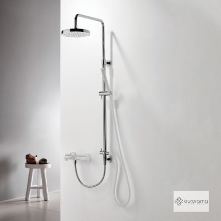 Κολώνα Ντουζ Y83-144 εκ. Με Κεφαλή Φ20 Inox