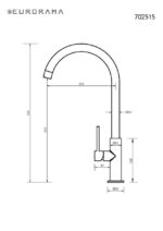 Μπαταρία Νεροχύτου EURORAMA Inox - Image 2