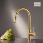 Μπαταρία Νεροχύτου EURORAMA Inox PVD BRUSHED GOLD - Image 2