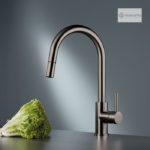 Μπαταρία Νεροχύτου EURORAMA Inox PVD BLACK BRUSHED