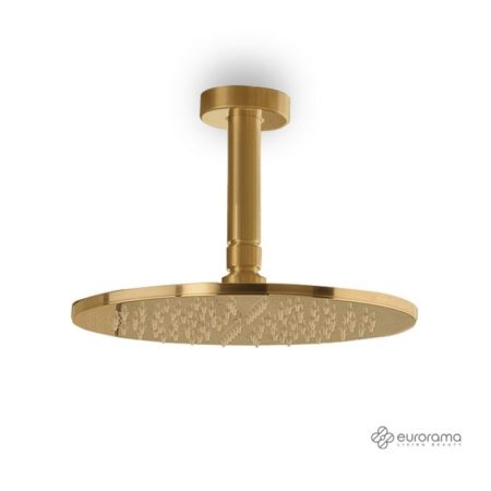 Βραχίονας Οροφής Στρόγγυλος 10 εκ. EURORAMA BRUSHED GOLD