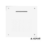 Κεφαλή Οροφής TEMPTATION 50x50 Διπλής Ροής ALMAR Inox Άσπρο Ματ