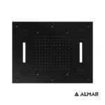 Κεφαλή Οροφής TEMPTATION 63x48 Ήχος-Χρωματοθεραπεία Inox Μαύρο Ματ