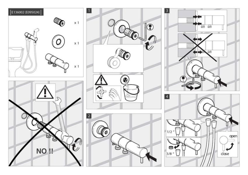 Διακόπτης 2 Εξόδων (FLUSH II) Για Λεκάνη Χαμηλής Πίεσης Χρωμέ - Image 5
