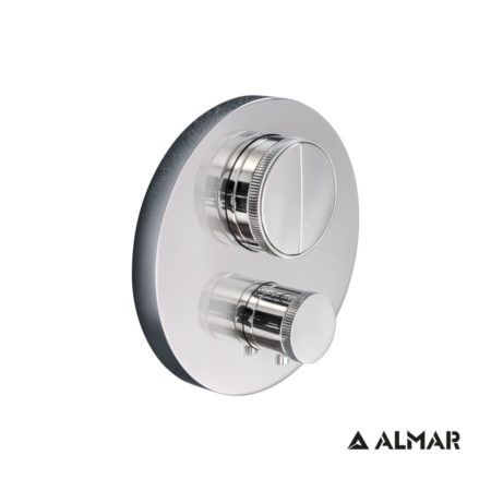 Εξωτερικό Τμήμα Μίκτη Εντοιχισμού 2 Εξόδου''PUSH'' ALMAR Χρωμέ