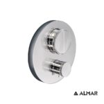 Εξωτερικό Τμήμα Μίκτη Εντοιχισμού 2 Εξόδου''PUSH'' ALMAR Inox