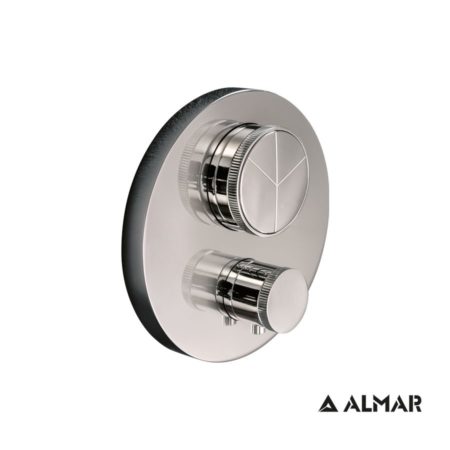 Εξωτερικό Τμήμα Μίκτη Εντοιχισμού 3 Εξόδου''PUSH'' ALMAR Inox