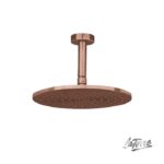 Βραχίονας Οροφής Στρόγγυλος 10εκ. AISI316 Inox PVD ROSE-GOLD