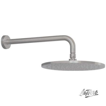 Βραχίονας Τοίχου Στρόγγυλος 35εκ. AISI316 BRUSHED Inox