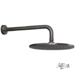 Βραχίονας Τοίχου Στρόγγυλος 35εκ. AISI316 Inox PVD BLACK BRUSHED