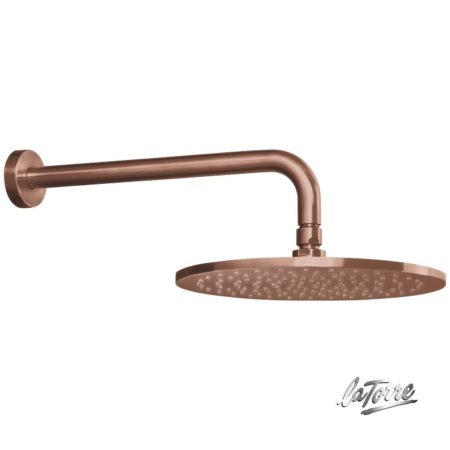 Βραχίονας Τοίχου Στρόγγυλος 35εκ. AISI316 Inox PVD ROSE-GOLD