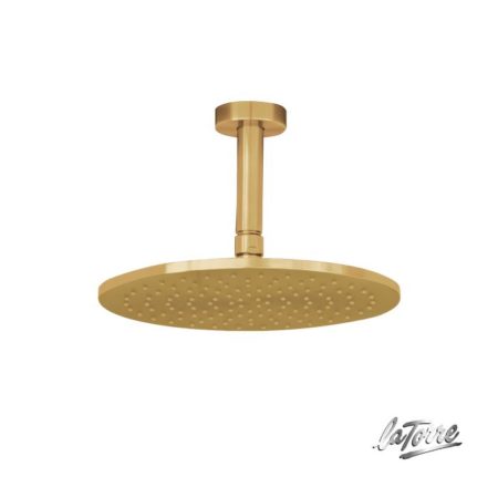 Κεφαλή Ντουζ Στρόγγυλη Φ25 AISI316 Inox PVD BRUSHED GOLD