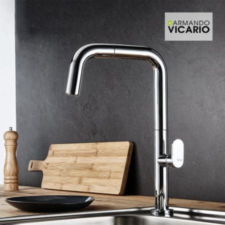 Μπαταρία Νεροχύτου EVA VICARIO Χρωμέ