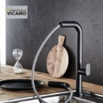 Μπαταρία Νεροχύτου EVA VICARIO Μαύρο Ματ