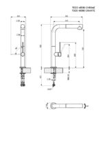Μπαταρία Νεροχύτου TOZO ASPHALT GR - Image 2