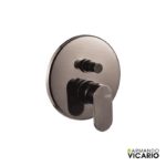 Μίκτης Εντοιχισμού Με Εκτροπέα SLIM VICARIO BLACK BRUSHED