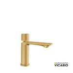 Μπαταρία Νιπτήρος Με ΒαλβίδαCLIC-CLAC HALO VICARIO BRUSHED GOLD