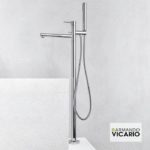 Μπαταρία Λουτρού Επιδαπέδια CYRCUS VICARIO Χρωμέ - Image 2