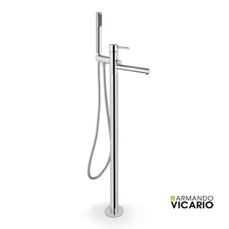 Μπαταρία Λουτρού Επιδαπέδια CYRCUS VICARIO Χρωμέ