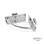 Σπογγ-Μπουκαλοθήκη Γωνιακή TIGER GEESA Inox Χρωμέ