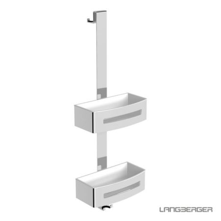 Σπογγοθήκη-Μπουκαλοθήκη Διπλή LANGBERGER Χρωμέ