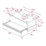 Απορροφητήρας CNL 6415 Λευκό - Image 5