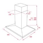 Απορροφητήρας DSB 985 ISLAND - Image 3