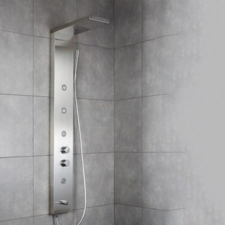 Στήλη Ντουζ ELITE 5 Εξόδων Με Μίκτη Inox