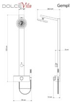 Στήλη Ντουζ GEMMA PLUS Με Μίκτη Χρωμέ - Image 3