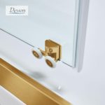 SLIDER 140 (137-141) DEVON NOXX CLEAN-GLASS PVD Inox BRUSHED GOLD - Image 3