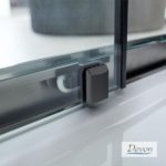SLIDER 160 (157-161) DEVON NOXX CLEAN-GLASS PVD Inox BLACK BRUSHED - Image 3