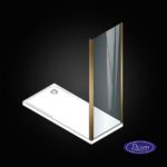 S.PANEL 80 (77-79) DEVON NOXX CLEAN-GLASS PVD Inox BRONZE BRUSHED