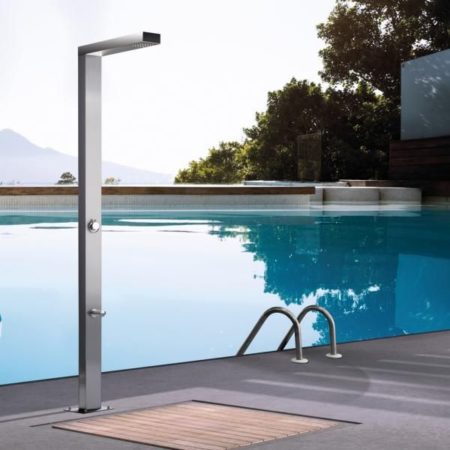 Στήλη Ντουζ NEDA ICOS Επιδαπέδια Ύψος 210 εκ. Inox