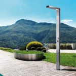 Στήλη Ντουζ NEDA Με Μίκτη ICOS Επιδαπέδια Ύψος 210 εκ. Inox