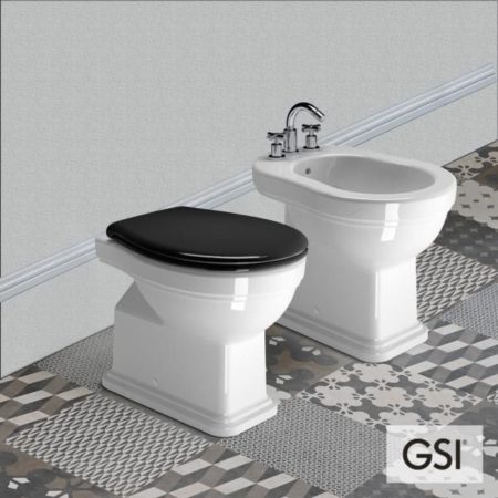 Κομπλέ Λεκάνη Υψηλής ΠίεσηςΚ Σ CLASSIC 54+ΚΑΛ. MS87C Μαύρο S C GSI