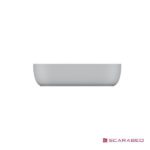 Νιπτήρας GLAM56 R 56x38 (1 οπή) SCARABEO WHITE - Image 3