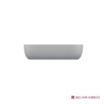 Νιπτήρας GLAM 56x39 SCARABEO WHITE - Image 3