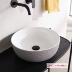 Νιπτήρας GLAM Φ39 SCARABEO POIS BLACK