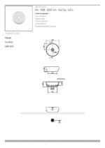 Νιπτήρας GLAM Φ33 SCARABEO WHITE - Image 4