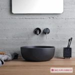 Νιπτήρας GLAM Φ33 SCARABEO ARDESIA (Μαύρο Ματ) - Image 2