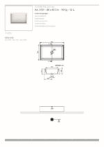 Νιπτήρας TEOREMA2.0 60 60x40 SCARABEO ARDESIA (Μαύρο Ματ) - Image 2