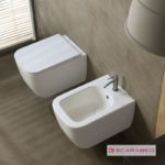 Κομπλέ Κρεμαστή Λεκάνη+Κάλυμμα Αποσπώμενο SLIM S C TEOREMA 52 CLEAN-FLUSH SCARABEO PEARL (Άσπρο Ματ) - Image 2