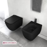 Κομπλέ Κρεμαστή Λεκάνη+Κάλυμμα Αποσπώμενο SLIM S C TEOREMA 52 CLEAN-FLUSH SCARABEO ARDESIA (Μαύρο Ματ) - Image 2