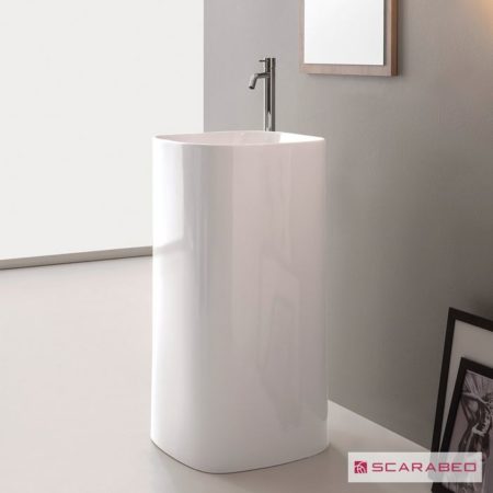 Νιπτήρας MOON 42x42 Y.85 SCARABEO WHITE