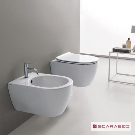 Κομπλέ Κρεμαστή Λεκάνη+Κάλυμμα Αποσπώμενο SLIM S C MOON 50