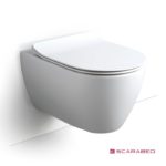 Κομπλέ Κρεμαστή Λεκάνη+Κάλυμμα Αποσπώμενο SLIM S C MOON 50