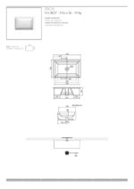 Νιπτήρας TECH 54,5x35,8 SCARABEO WHITE - Image 4