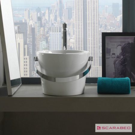 Νιπτήρας BUCKET Φ30 SCARABEO WHITE