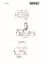 Κομπλέ Λεκάνη VELA BTW ΧΠ Π Μ+ΚΑΖ+ΜΗΧ+ΚΑΛ.9001SC SLIM SOFT-CLOSE WHITE - Image 2
