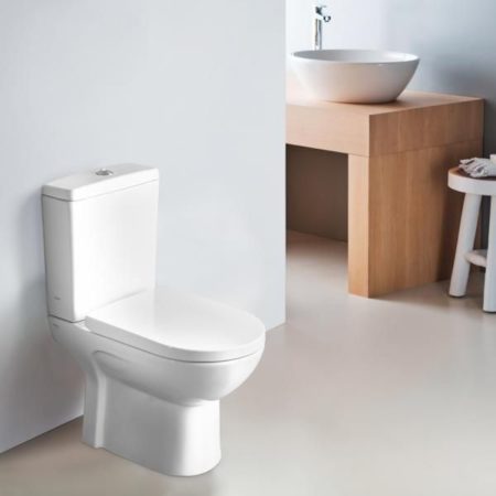 Κομπλέ Λεκάνη VELA ΧΠ Π Μ+ΚΑΖ+ΜΗΧ+ΚΑΛ.9001SC SLIM SOFT-CLOSE WHITE